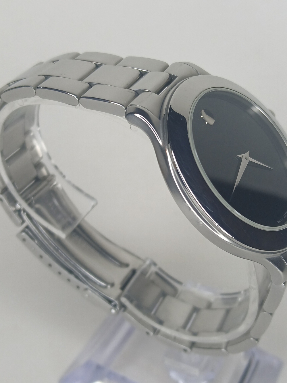 Movado Museum Classic Men's Stainless Steel Watch - Silver/Black